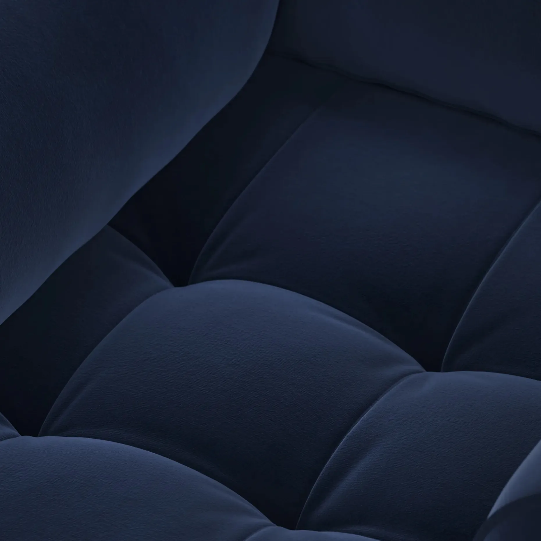 Sven 42" Tufted Velvet Lounge Chair - Plush Cascadia Blue