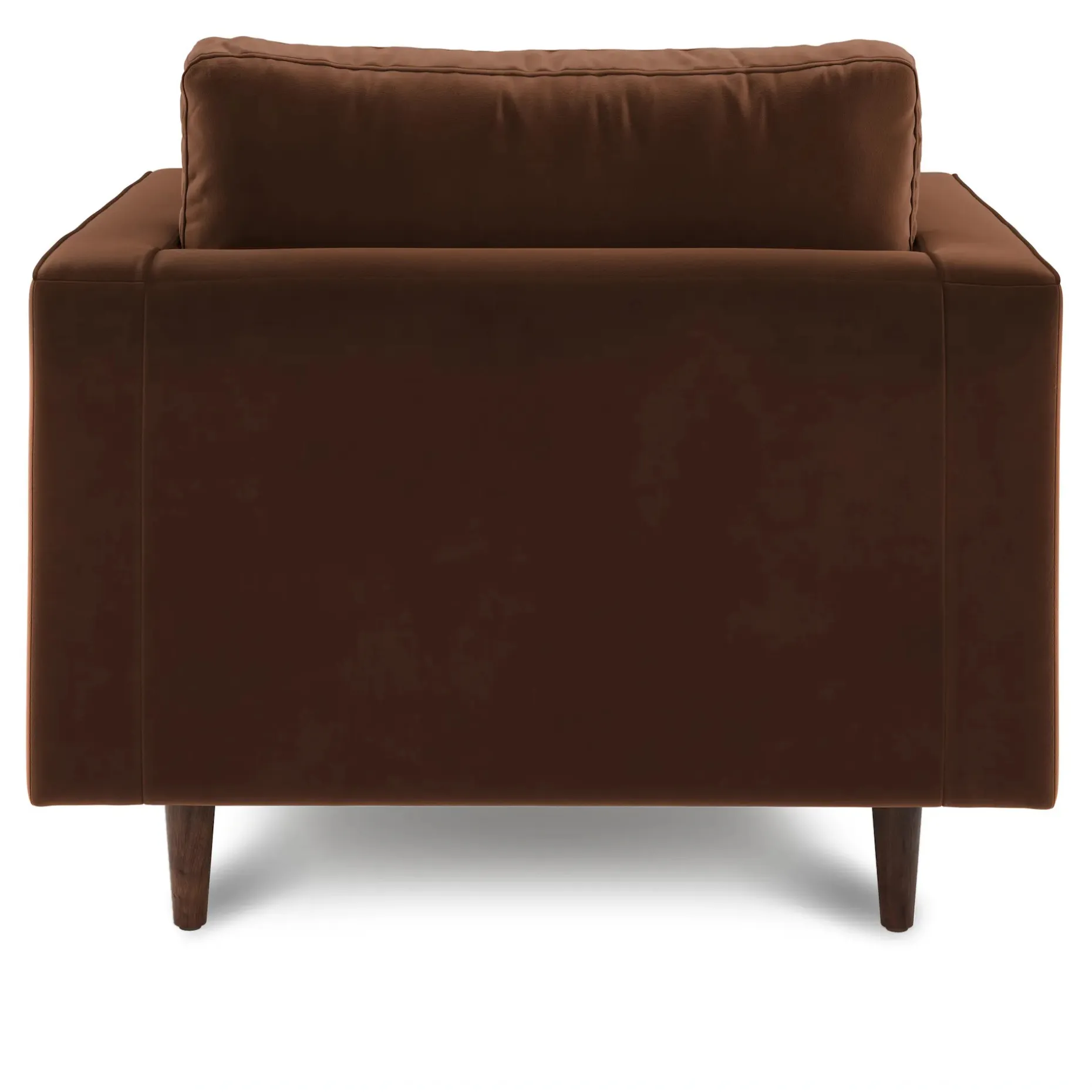 Sven 42" Tufted Velvet Lounge Chair - Plush Pacific Brown