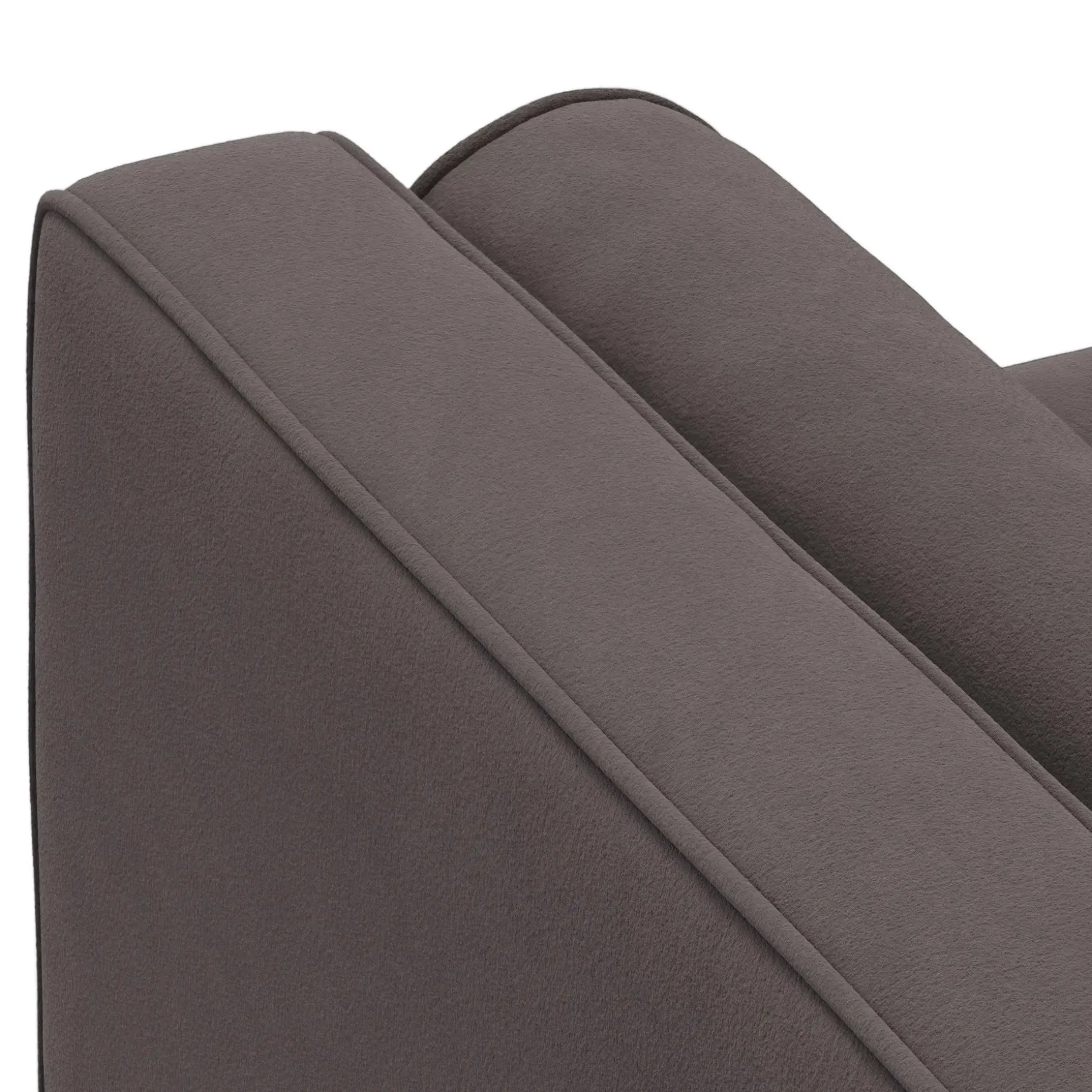 Sven 42" Tufted Velvet Lounge Chair - Hale Warm Gray