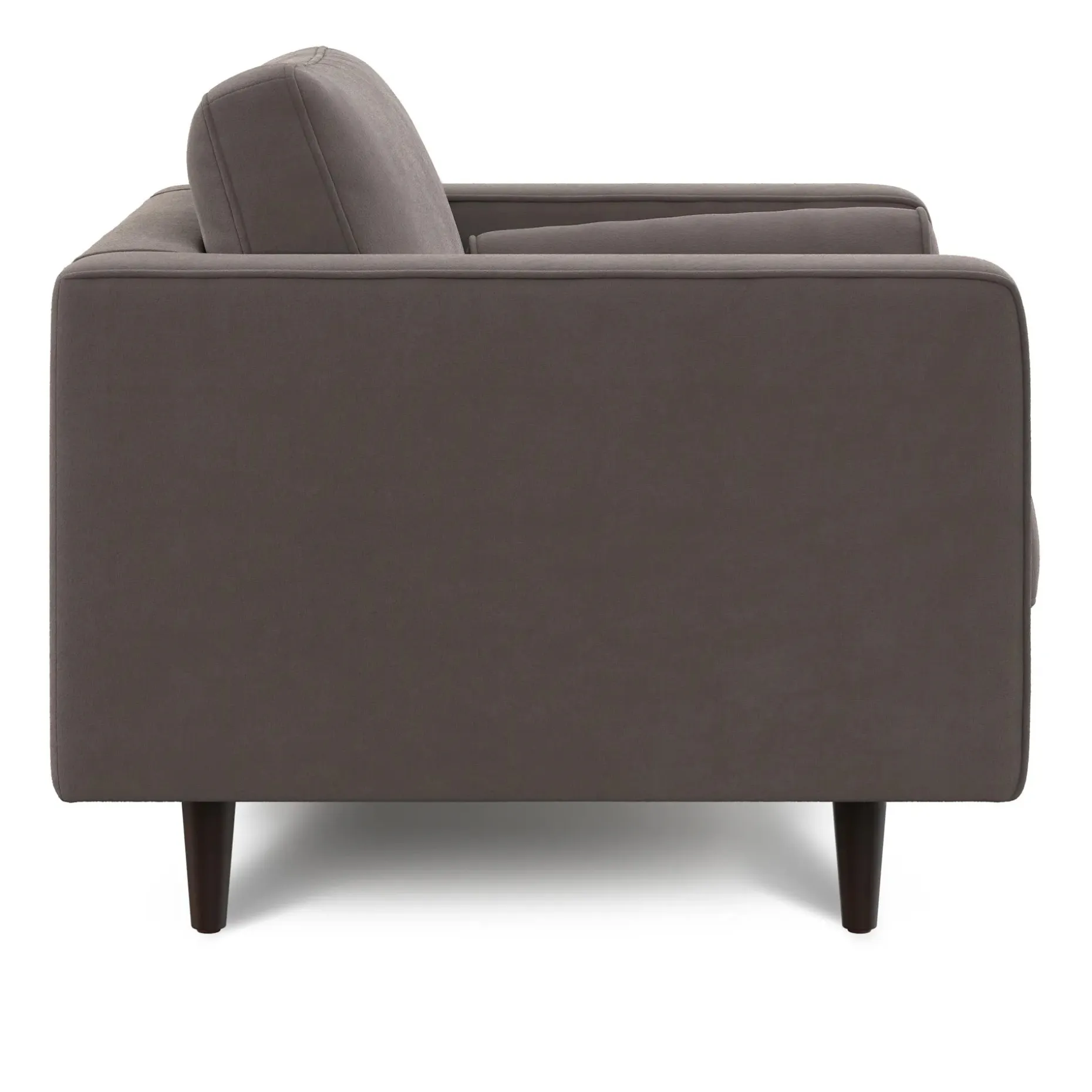 Sven 42" Tufted Velvet Lounge Chair - Hale Warm Gray
