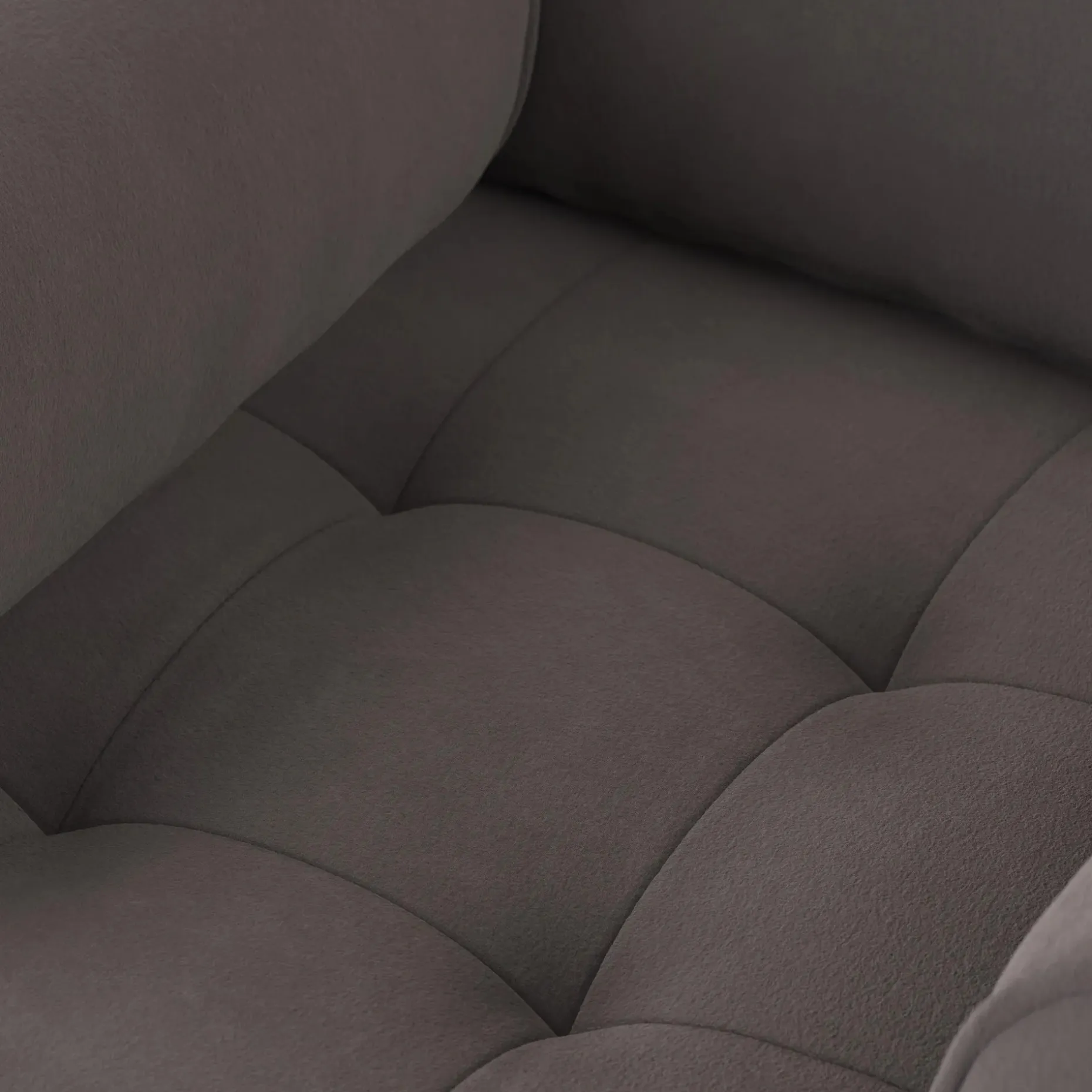 Sven 42" Tufted Velvet Lounge Chair - Hale Warm Gray