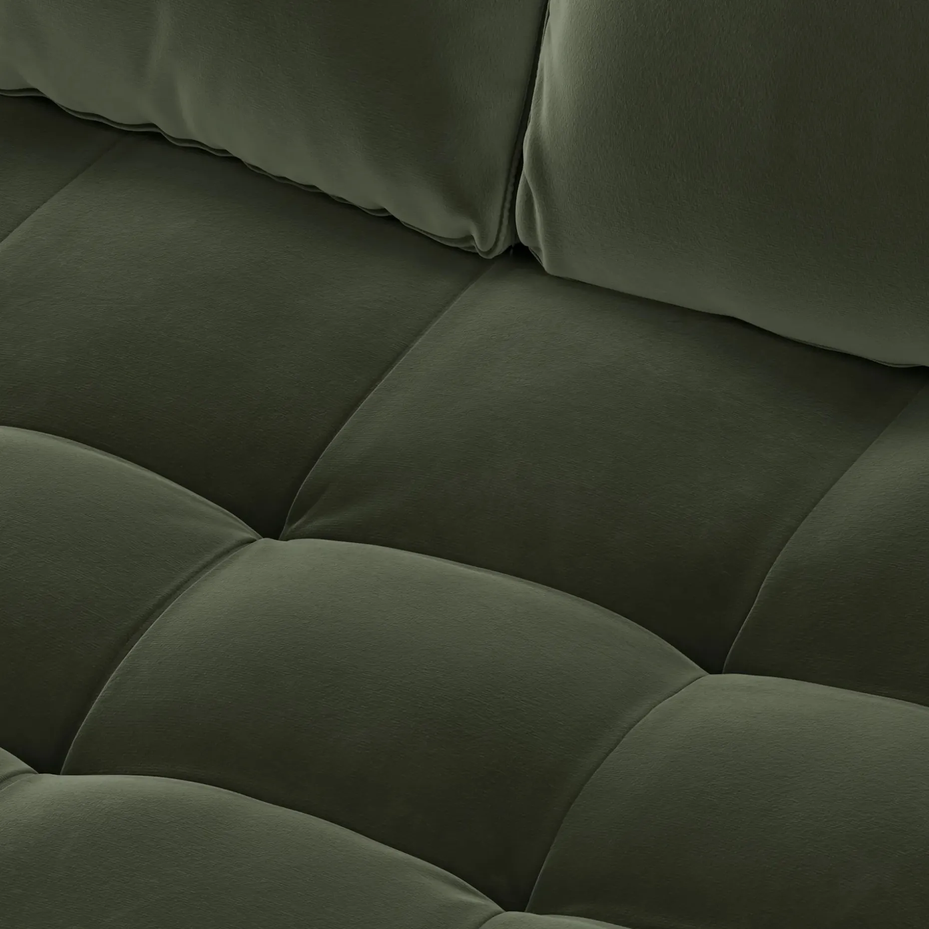 Sven 72" Tufted Velvet Loveseat - Plush Pacific Green