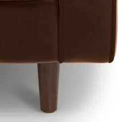 Sven 72" Tufted Velvet Loveseat - Plush Pacific Brown