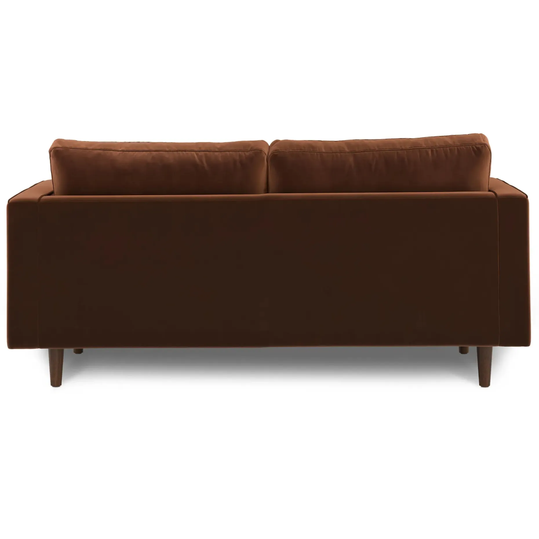 Sven 72" Tufted Velvet Loveseat - Plush Pacific Brown