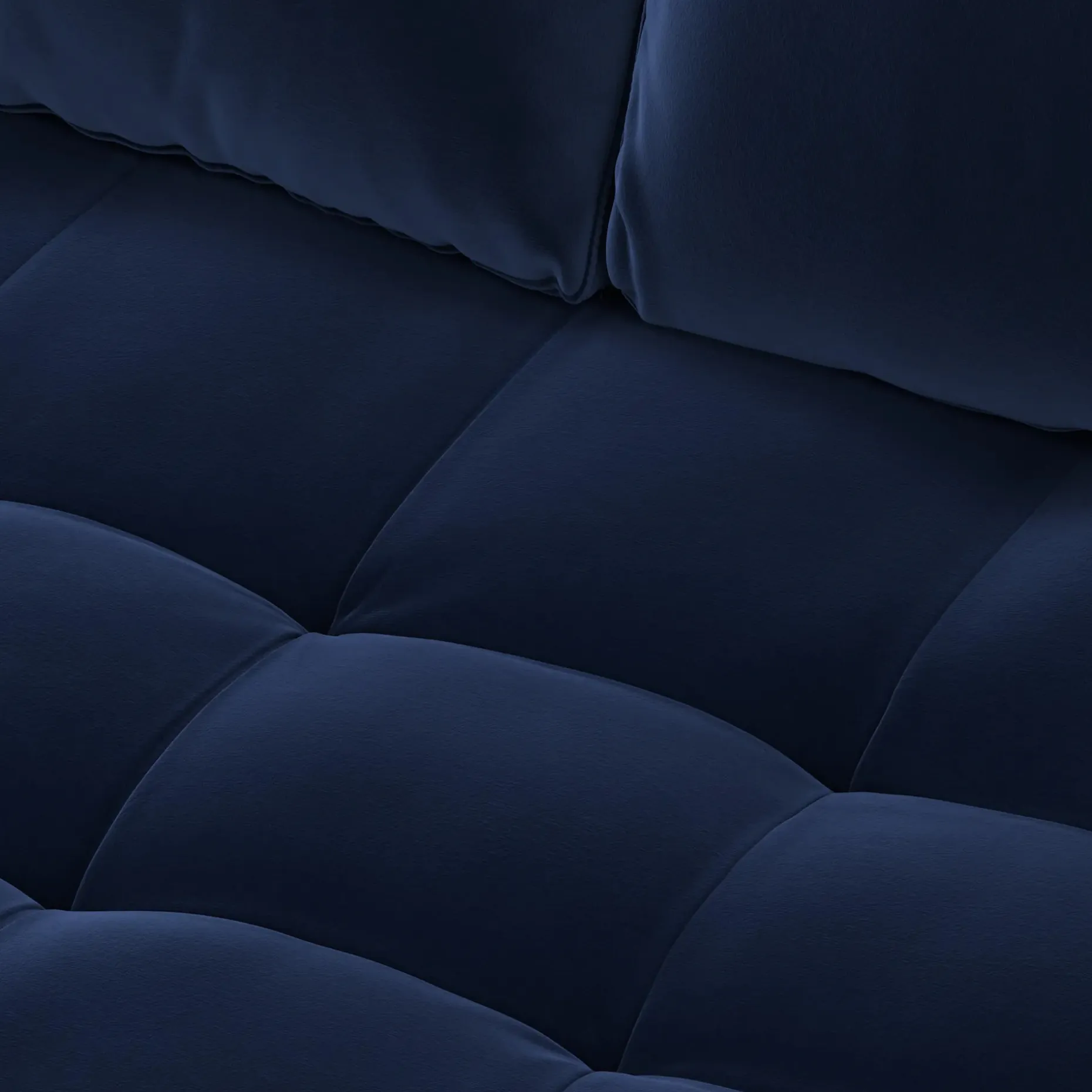 Sven 72" Tufted Velvet Loveseat - Plush Cascadia Blue