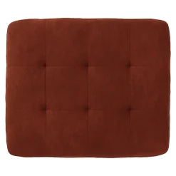 Sven 30" Tufted Velvet Ottoman - Hale Rust
