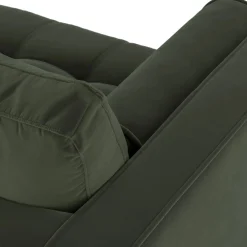 Sven 100" Tufted Velvet Right Sectional - Plush Pacific Green