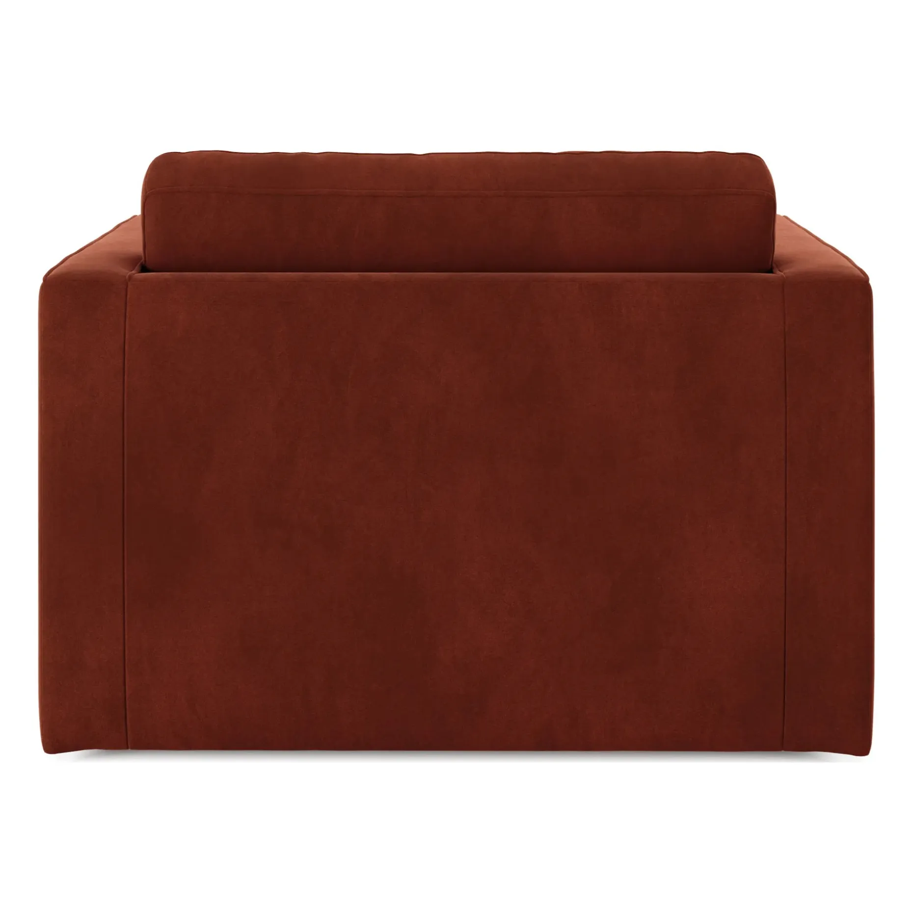 Sven 45.5" Tufted Velvet Sleeper Chair - Hale Rust