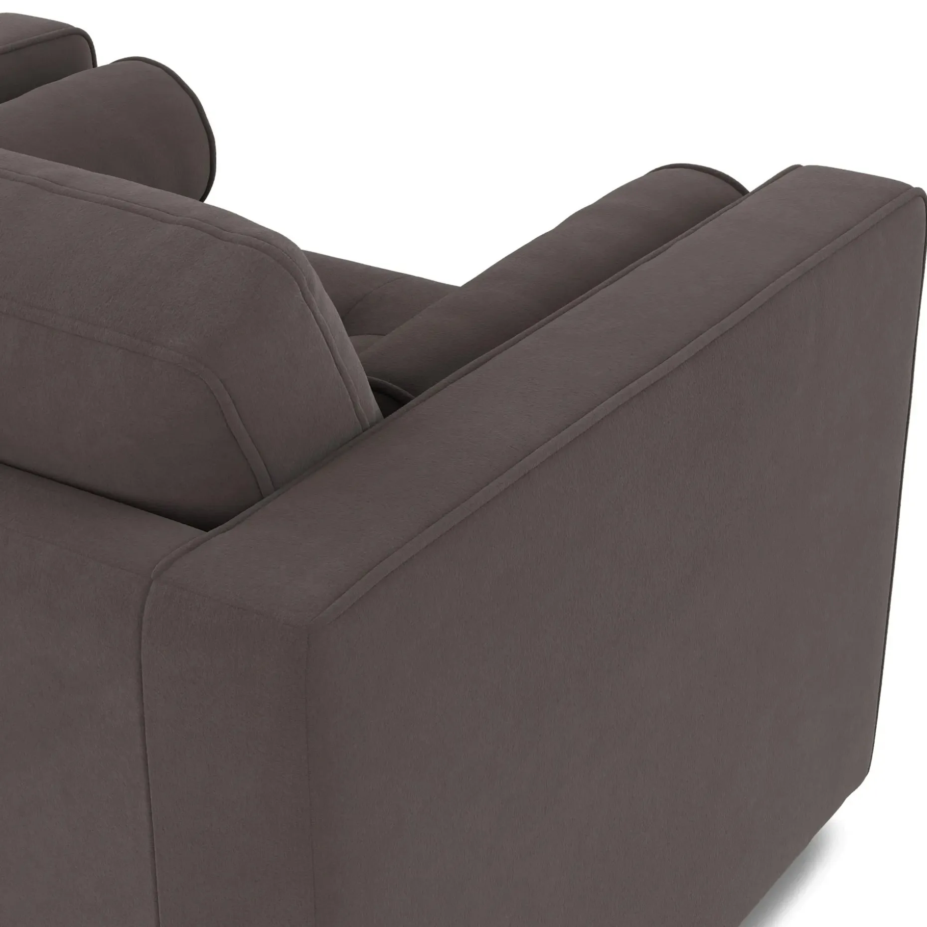 Sven 45.5" Tufted Velvet Sleeper Chair - Hale Warm Gray