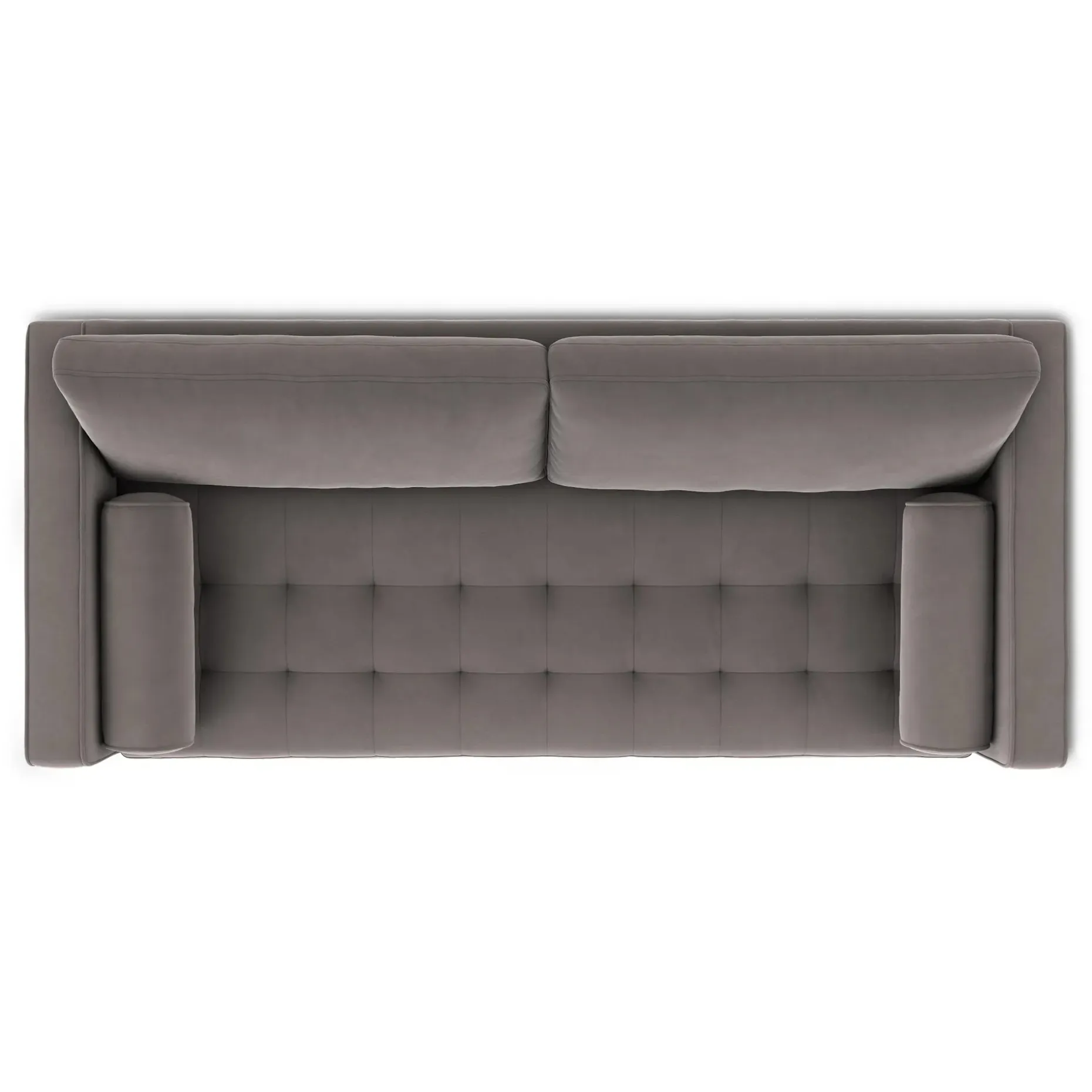 Sven 88" Tufted Velvet Sofa Bed - Hale Warm Gray