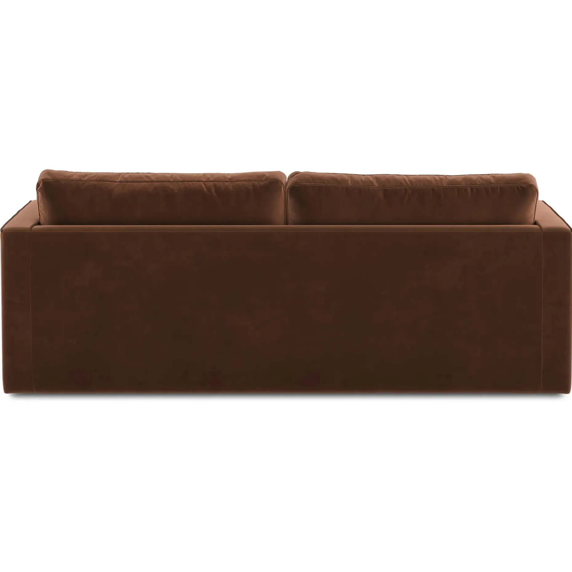 Sven 88" Tufted Velvet Sofa Bed - Plush Pacific Brown