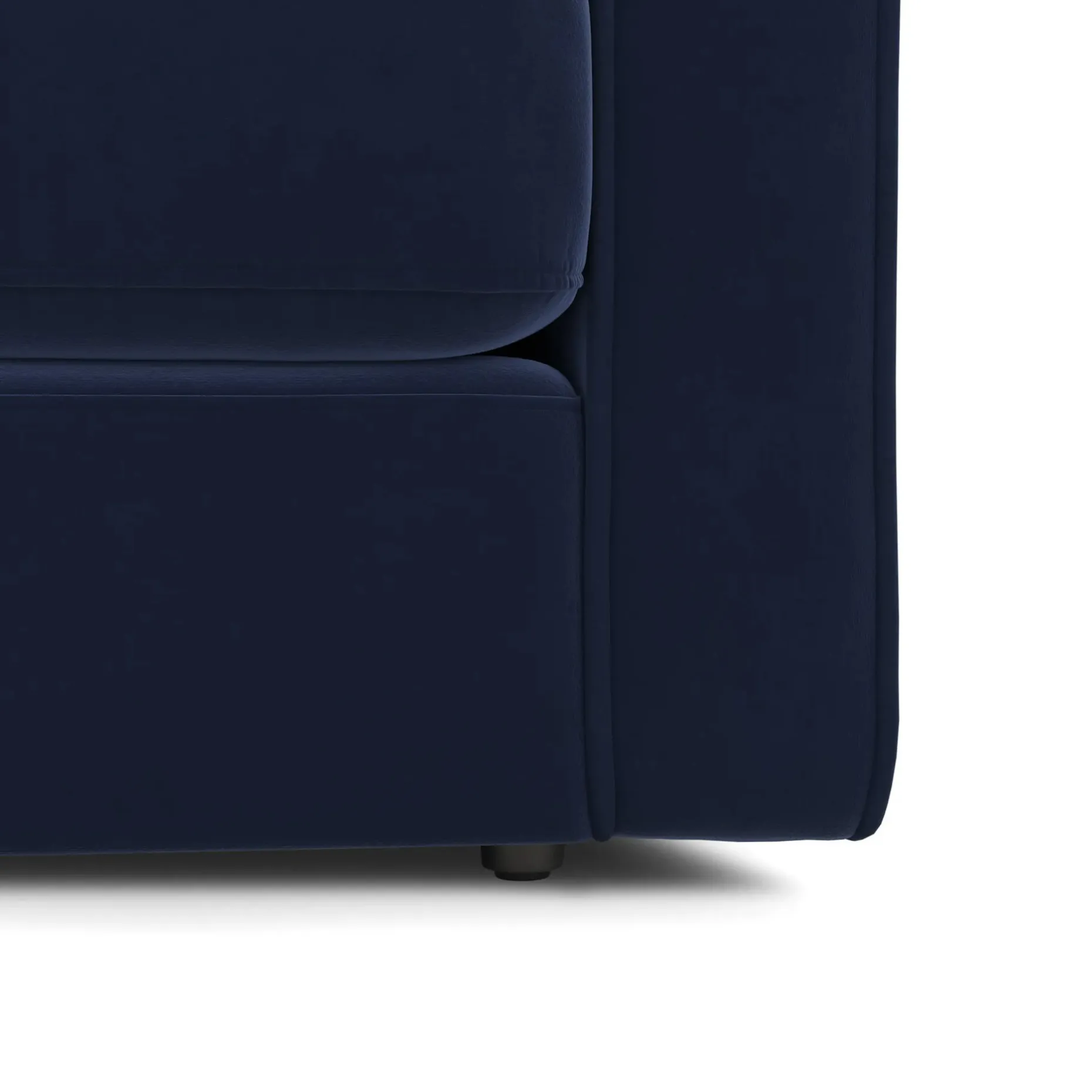 Sven 88" Tufted Velvet Sofa Bed - Plush Cascadia Blue