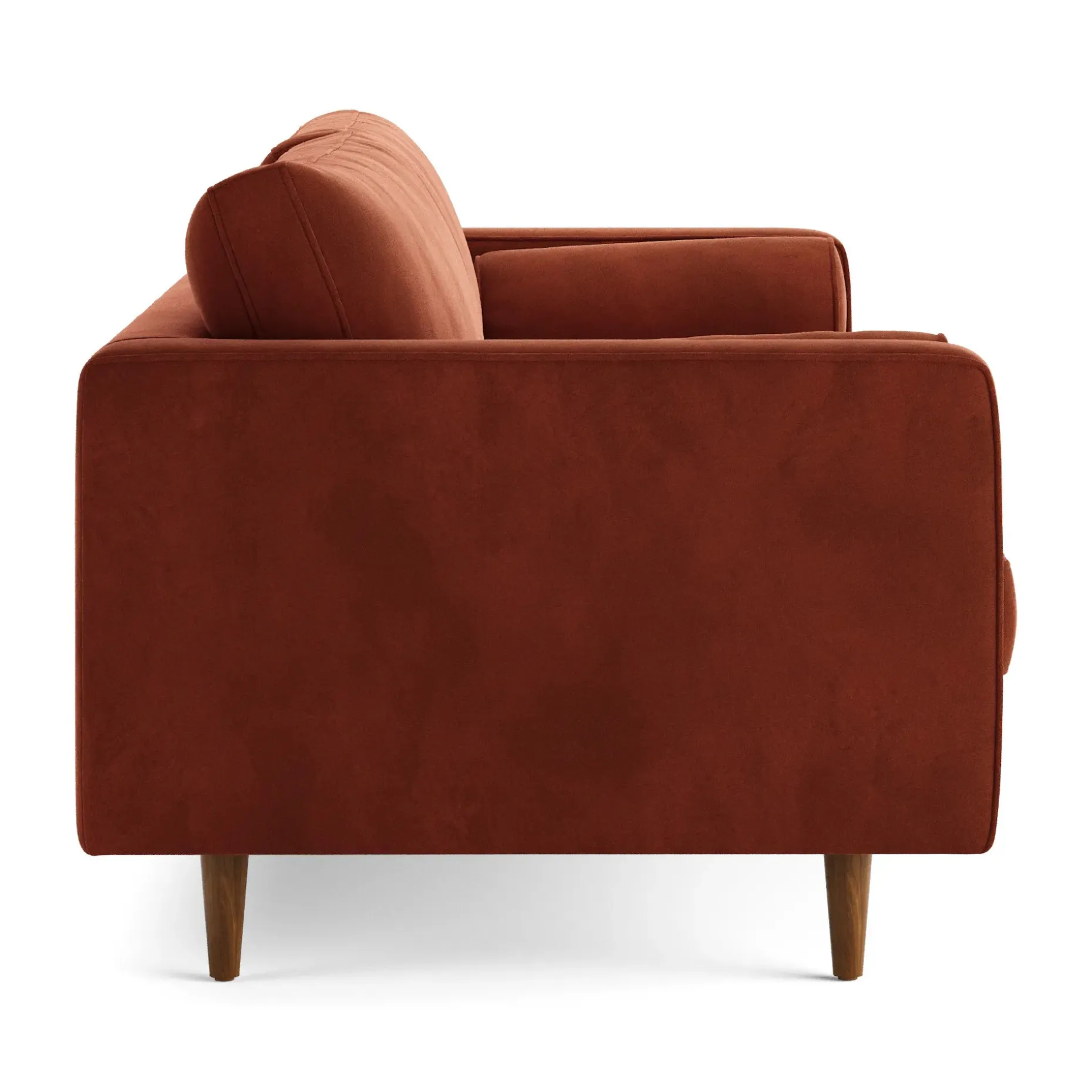 Sven 88" Tufted Velvet Sofa - Hale Rust