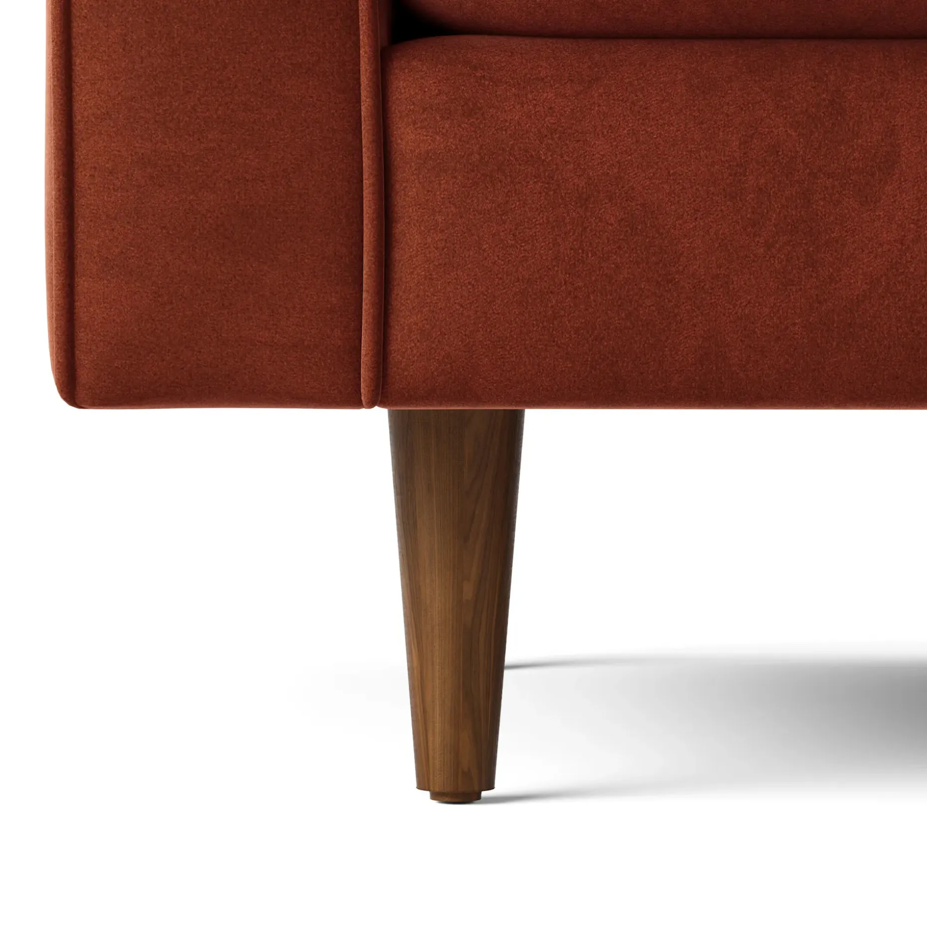 Sven 88" Tufted Velvet Sofa - Hale Rust