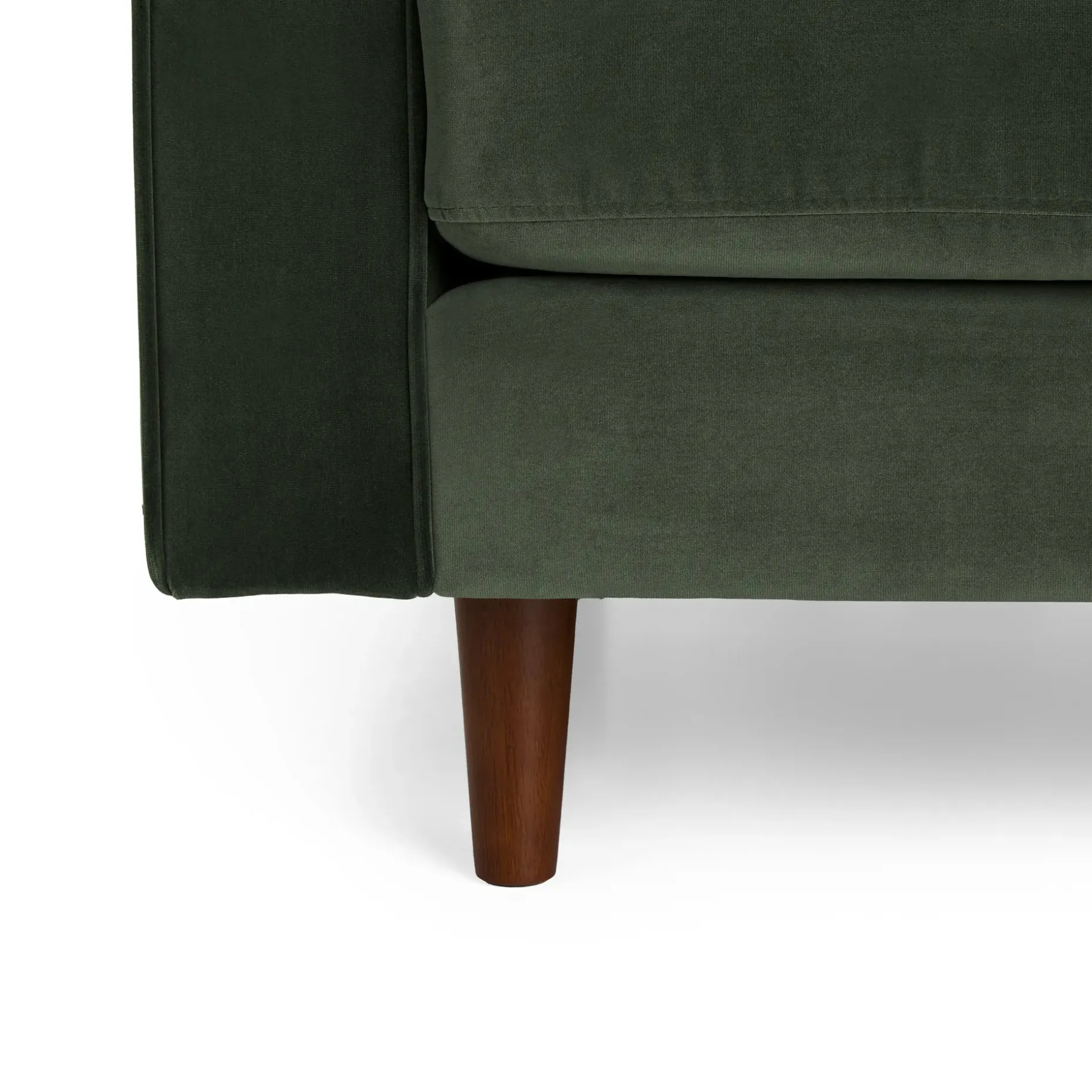 Sven 88" Tufted Velvet Sofa - Plush Pacific Green
