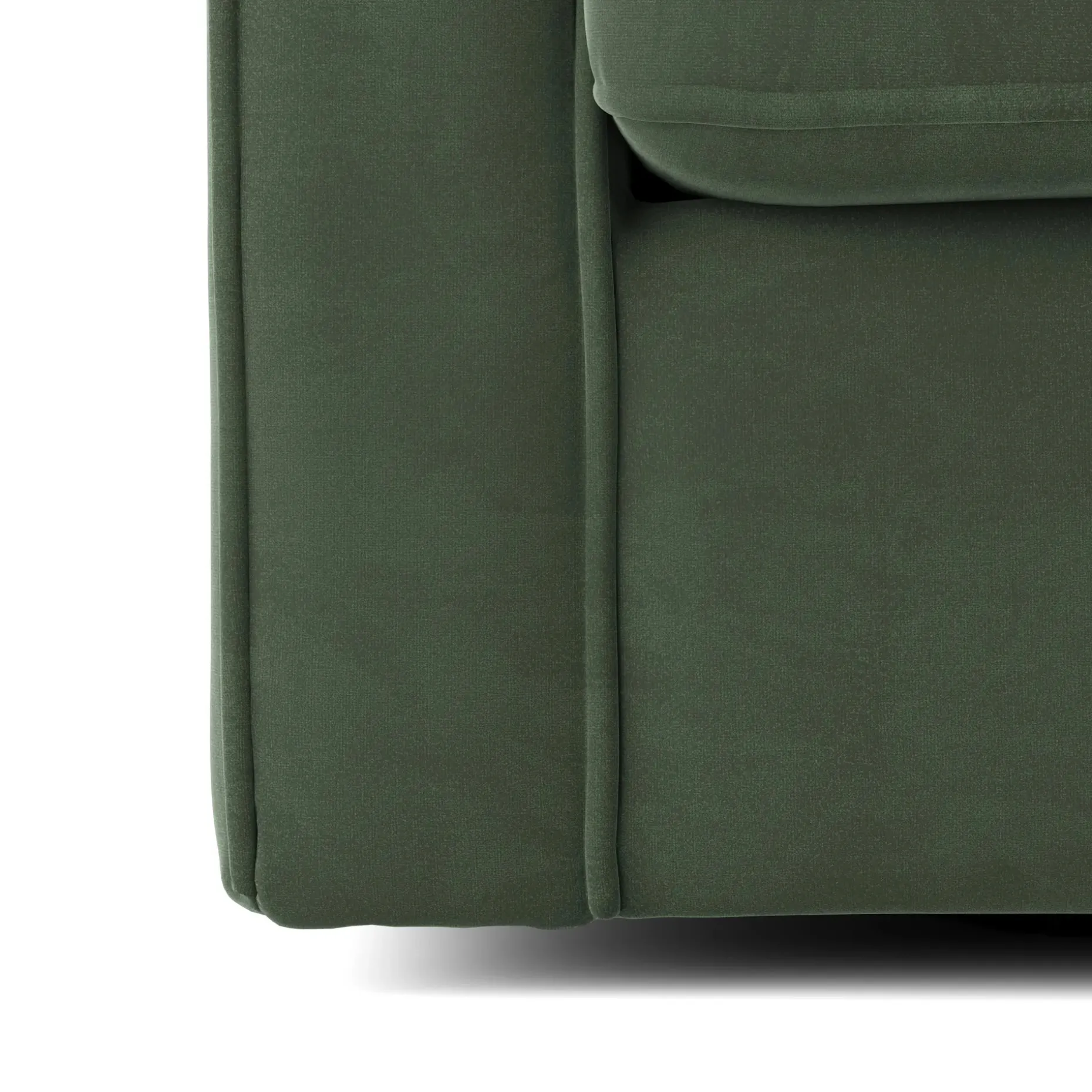 Sven 42.5" Tufted Velvet Swivel Chair - Plush Pacific Green