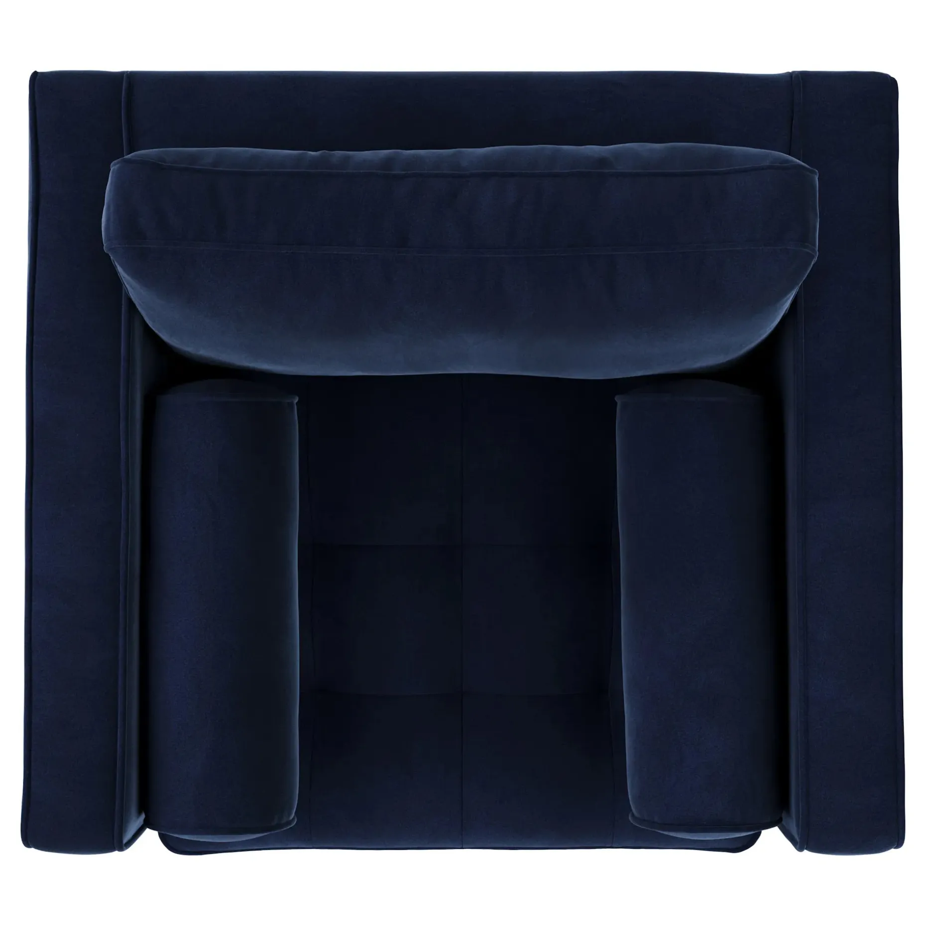 Sven 42.5" Tufted Velvet Swivel Chair - Plush Cascadia Blue