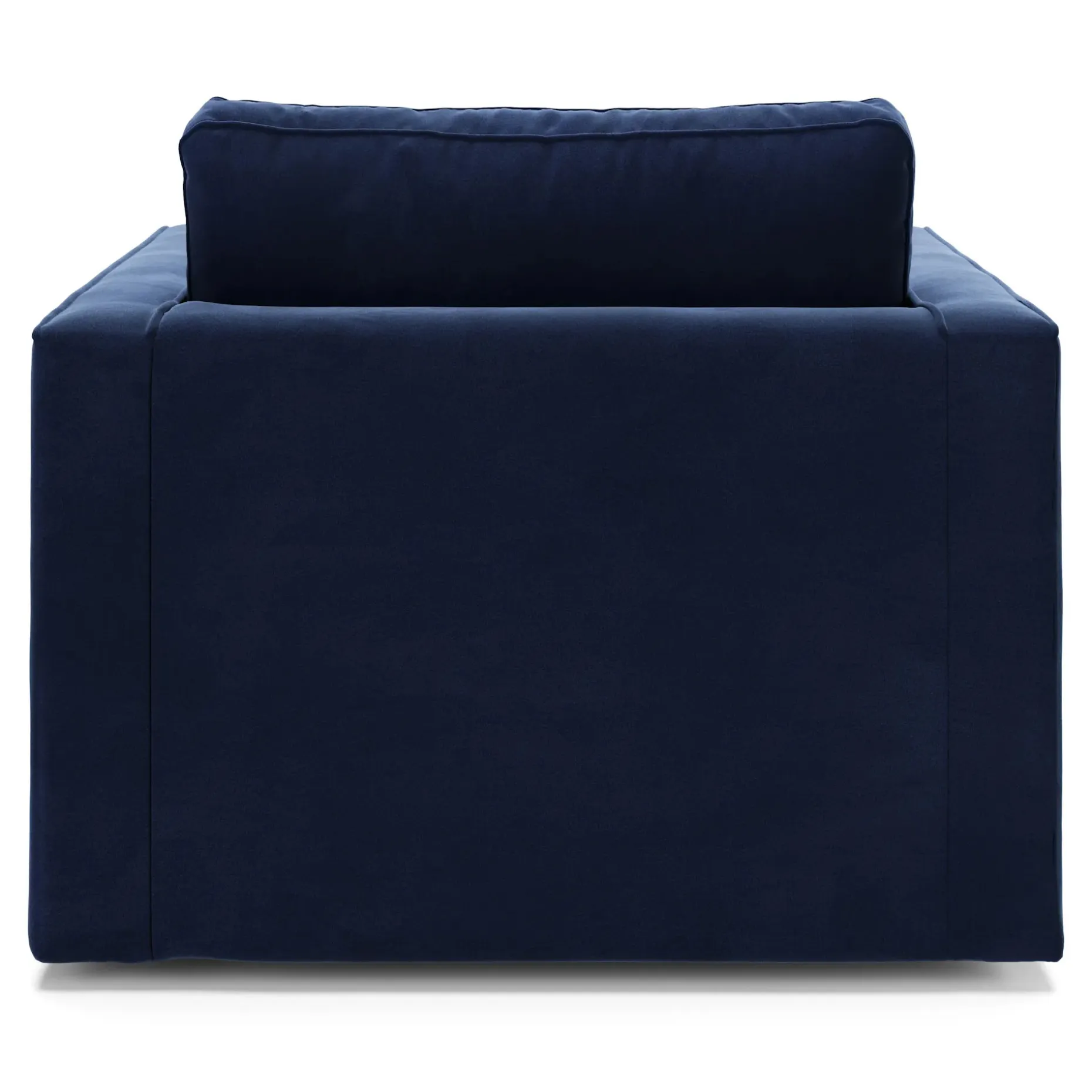 Sven 42.5" Tufted Velvet Swivel Chair - Plush Cascadia Blue