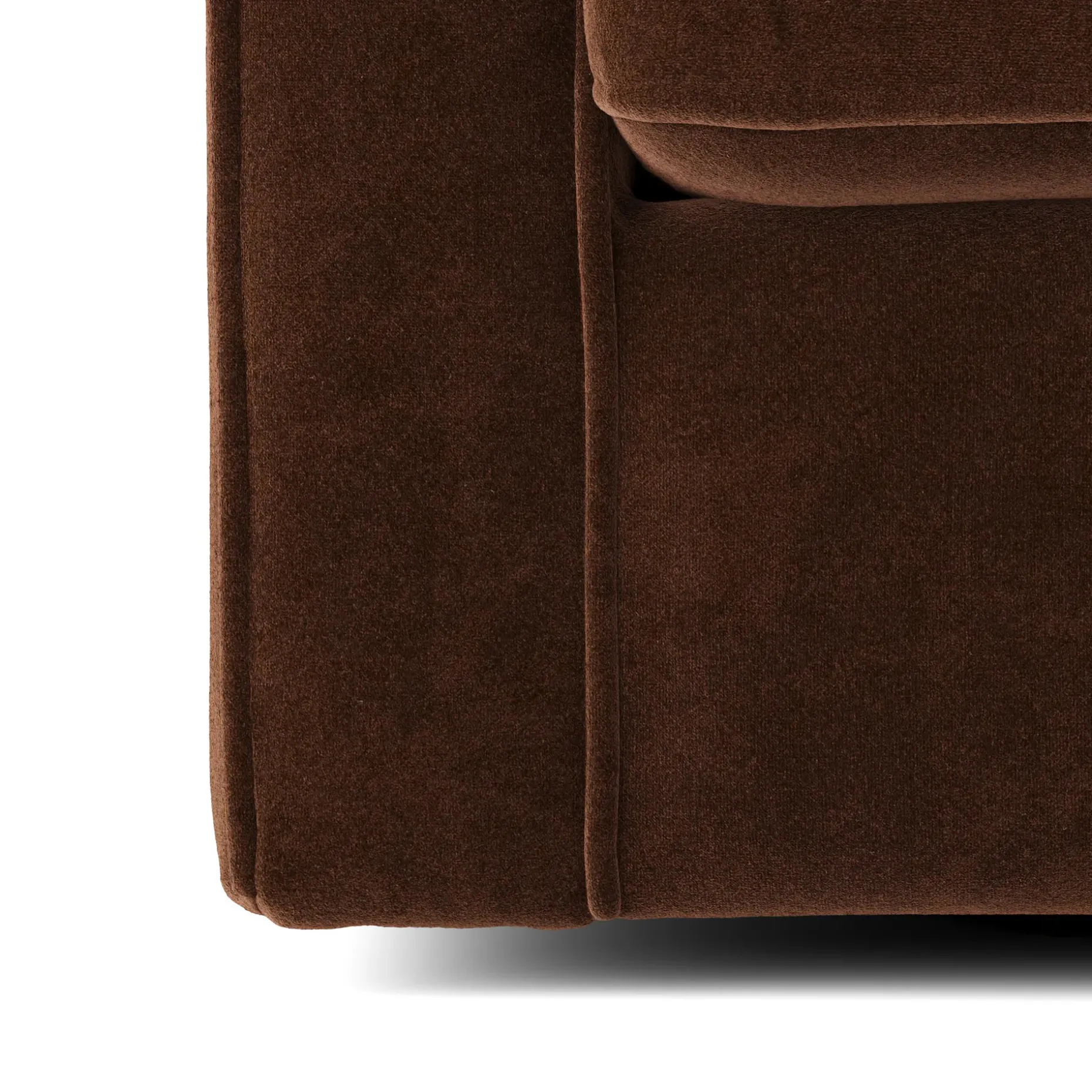 Sven 42.5" Tufted Velvet Swivel Chair - Plush Pacific Brown