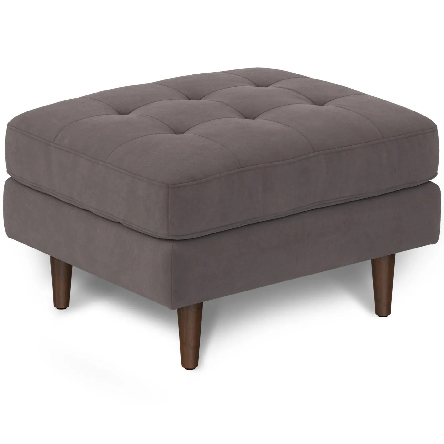 Sven 30" Velvet Ottoman - Hale Warm Gray