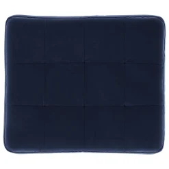 Sven 30" Velvet Ottoman - Plush Cascadia Blue