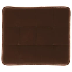 Sven 30" Velvet Ottoman - Plush Pacific Brown