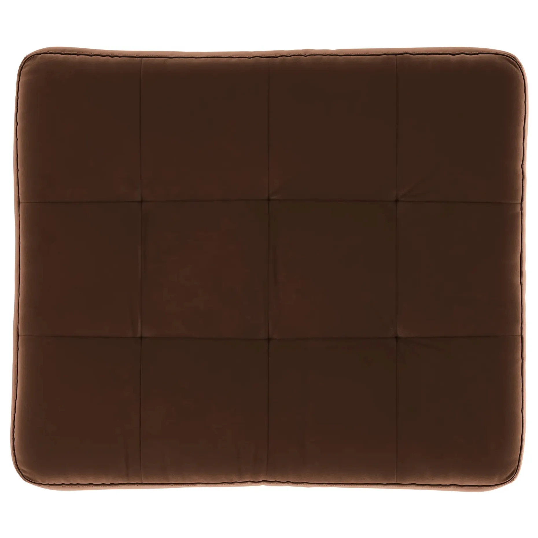 Sven 30" Velvet Ottoman - Plush Pacific Brown