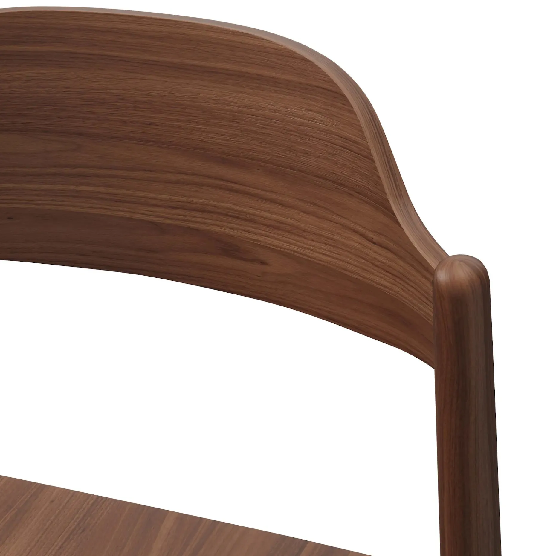 Sylvo Stackable Dining Chair - Walnut