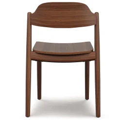 Sylvo Stackable Dining Chair - Walnut