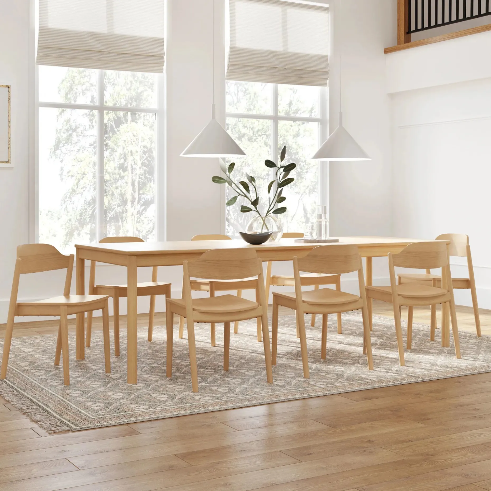 Sylvo Stackable Dining Chair - Walnut