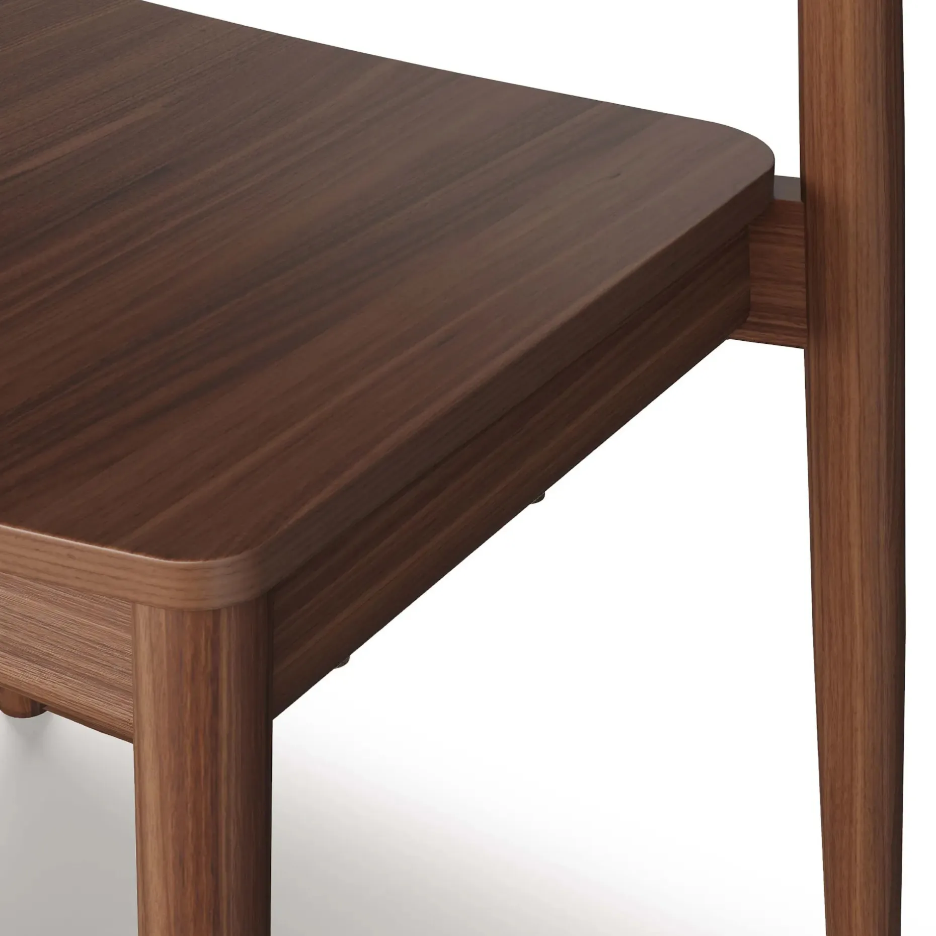 Sylvo Stackable Dining Chair - Walnut