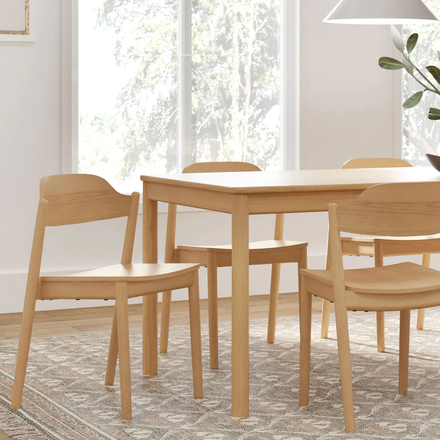 Sylvo Stackable Dining Chair - White Oak