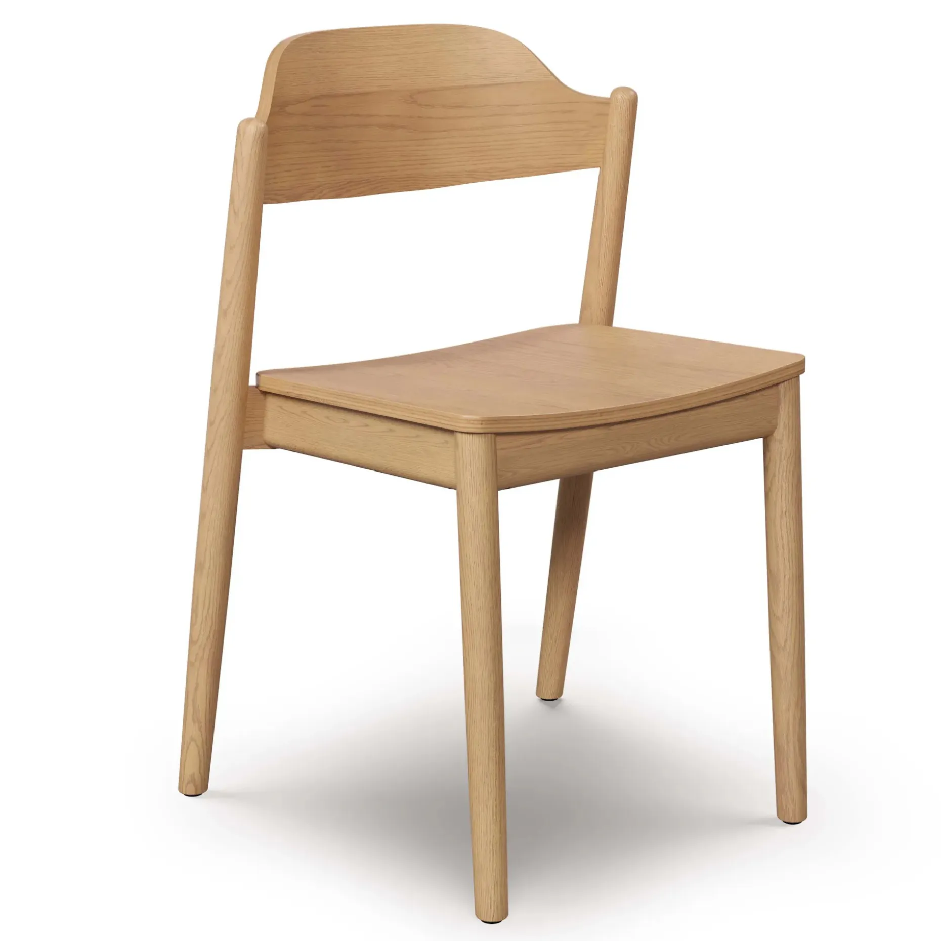 Sylvo Stackable Dining Chair - White Oak