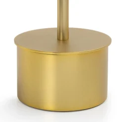 Tarvok Marble Drinks Table - Brass
