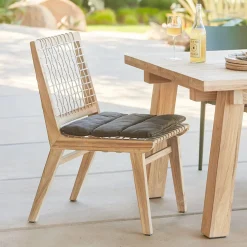 Teaka Outdoor Dining Chair - Natural Teak