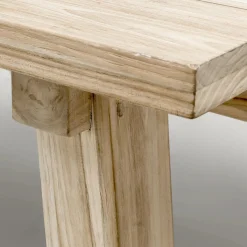Teaka 79" Outdoor Dining Table - Natural Teak