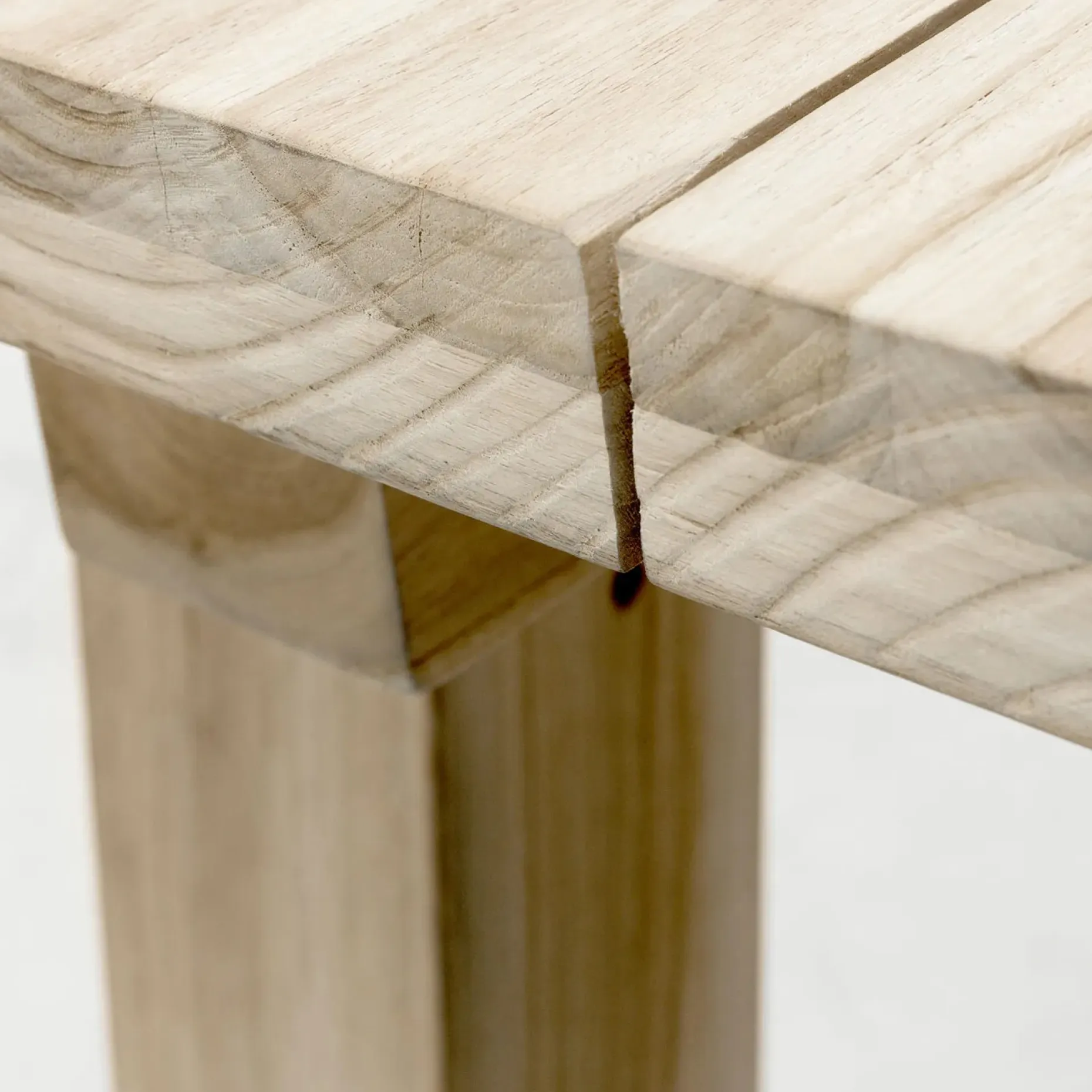 Teaka 102" Outdoor Dining Table - Natural Teak