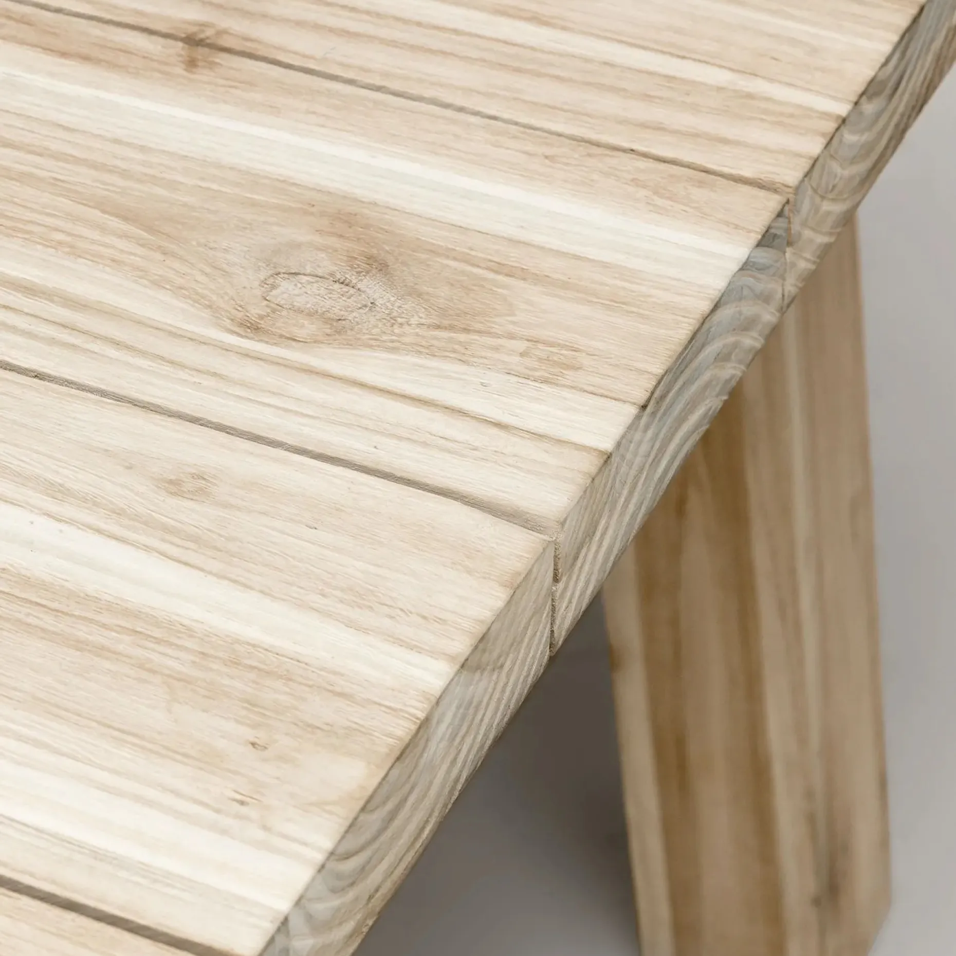 Teaka 102" Outdoor Dining Table - Natural Teak