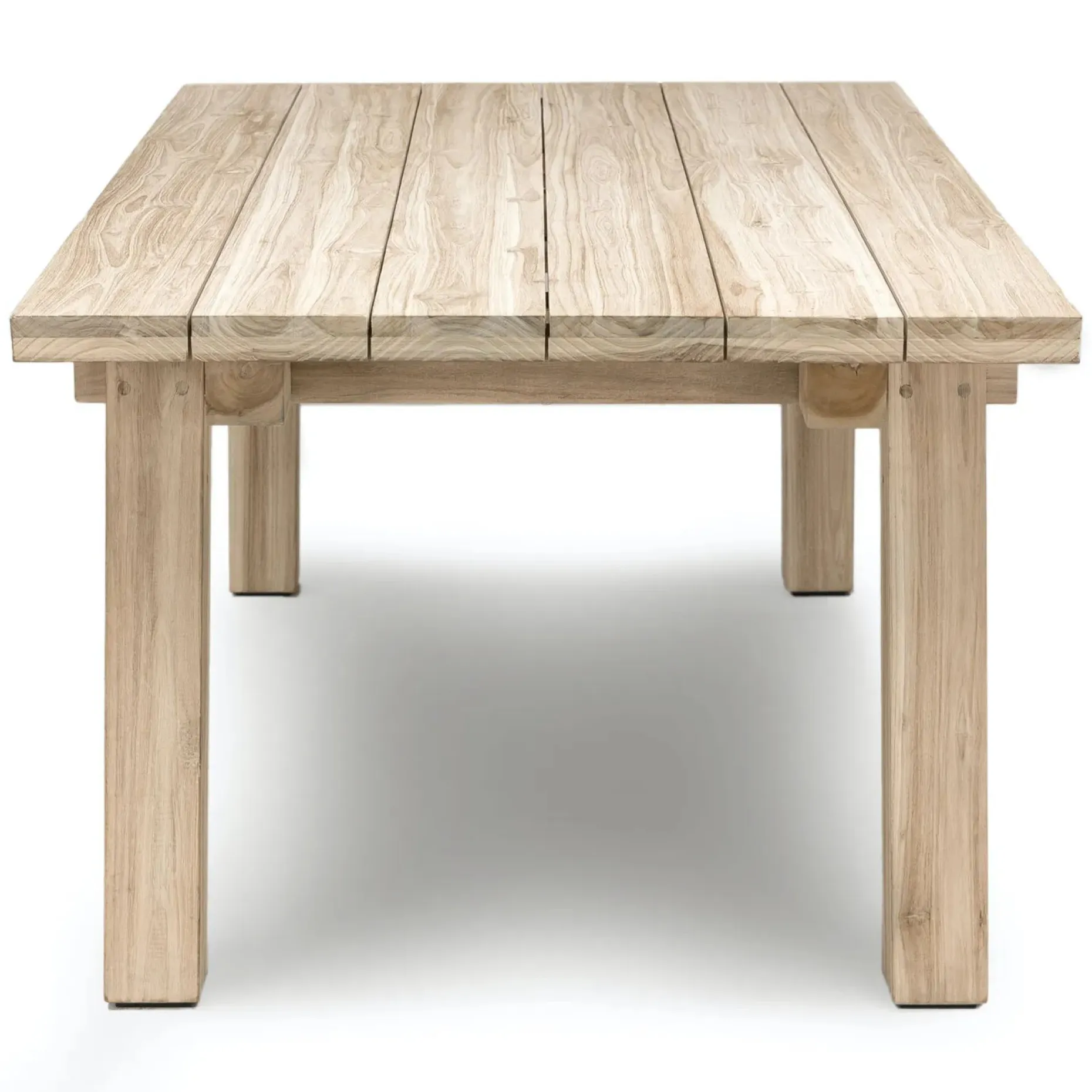 Teaka 102" Outdoor Dining Table - Natural Teak