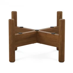 Tera Indoor/Outdoor Planter Base - Walnut