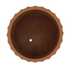 Tera Short Indoor/Outdoor Planter - Terracotta