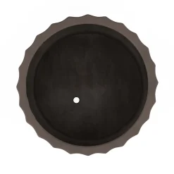 Tera Short Indoor/Outdoor Planter - Chocolate Brown