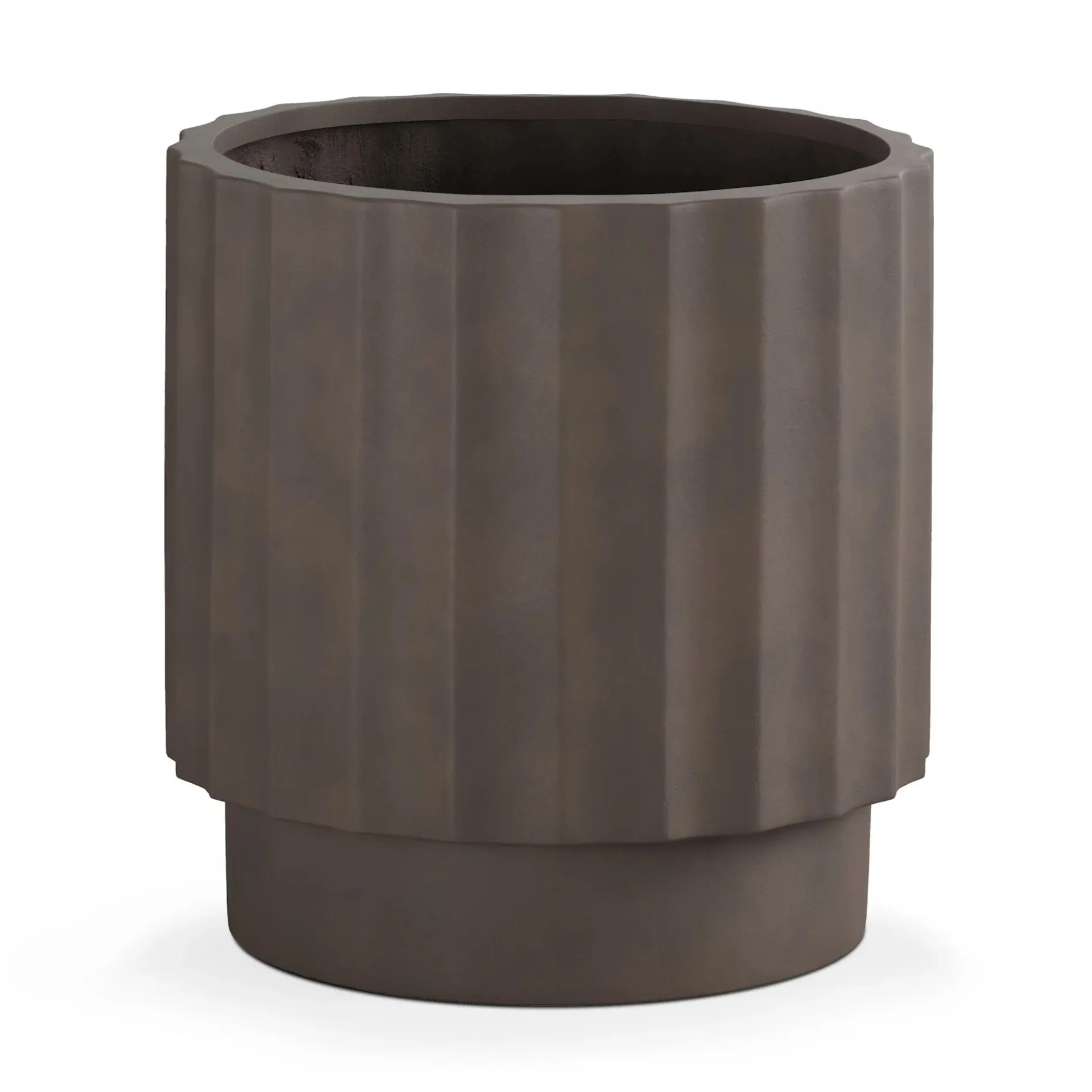 Tera Tall Indoor/Outdoor Planter - Chocolate Brown