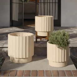 Tera Tall Indoor/Outdoor Planter - Ivory