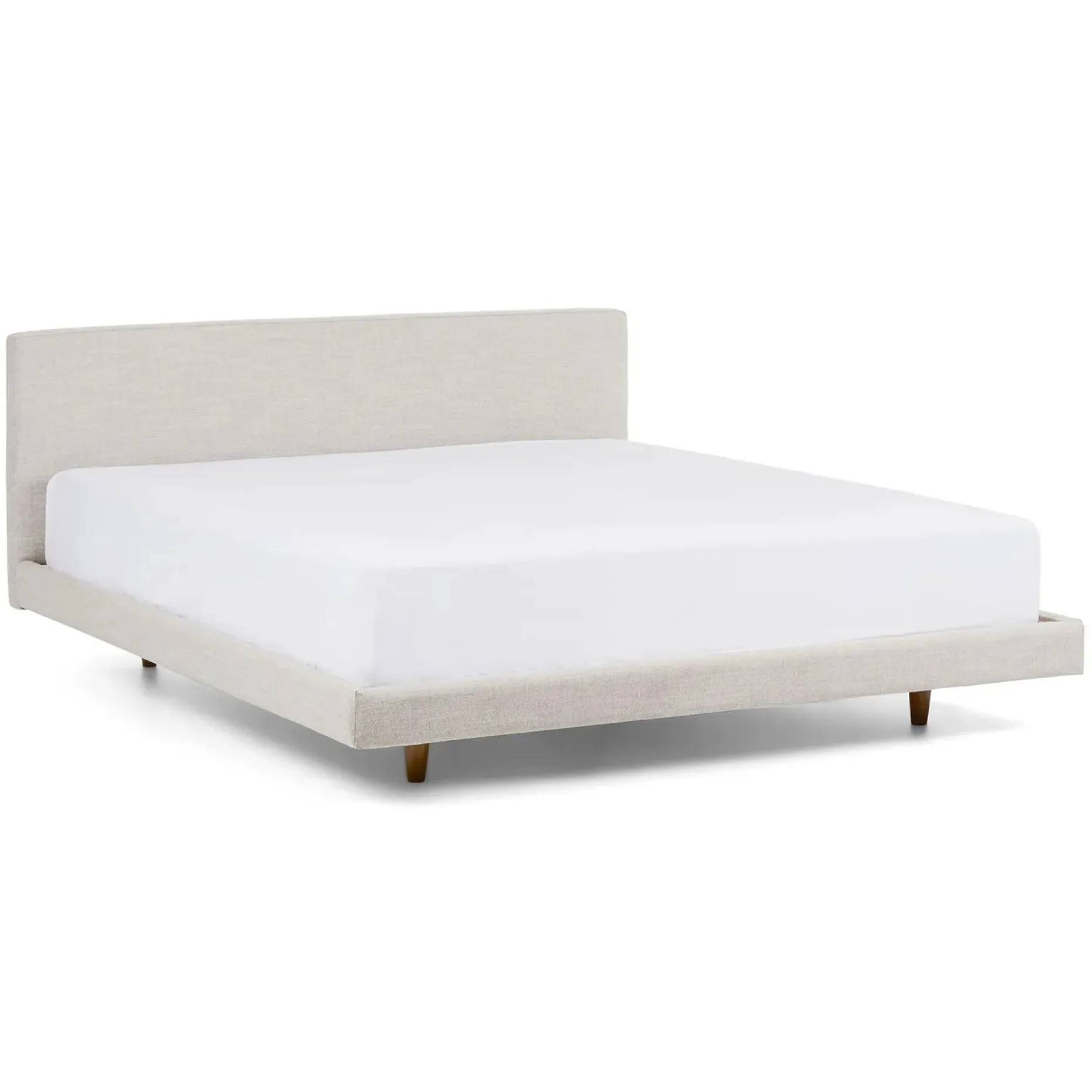 Tessu California King Low Profile Upholstered Bed - Clay Taupe