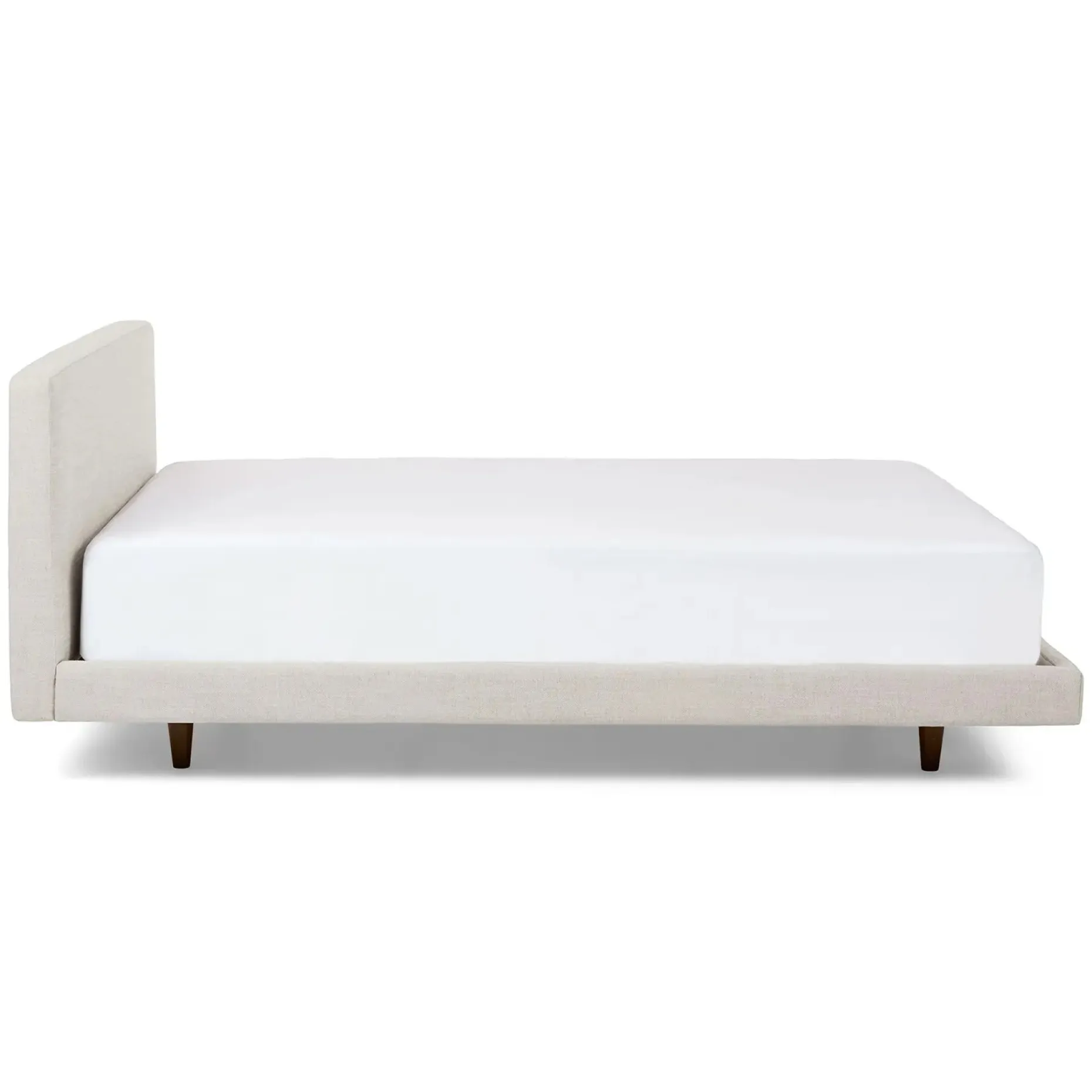 Tessu California King Low Profile Upholstered Bed - Clay Taupe