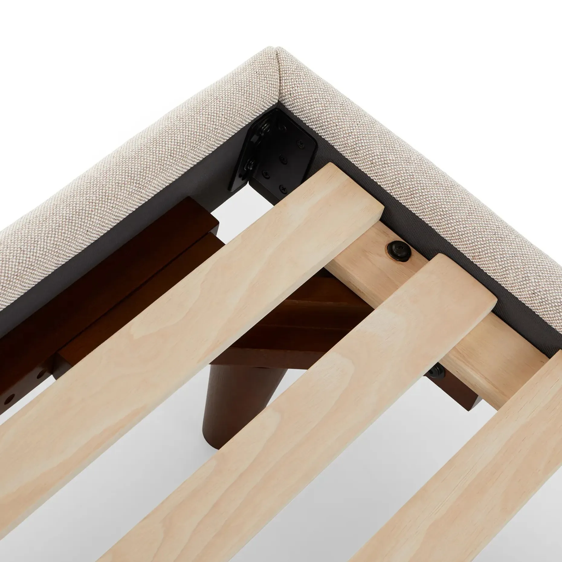 Tessu Full Low Profile Upholstered Bed - Clay Taupe