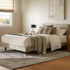 Tessu Full Low Profile Upholstered Bed - Clay Taupe
