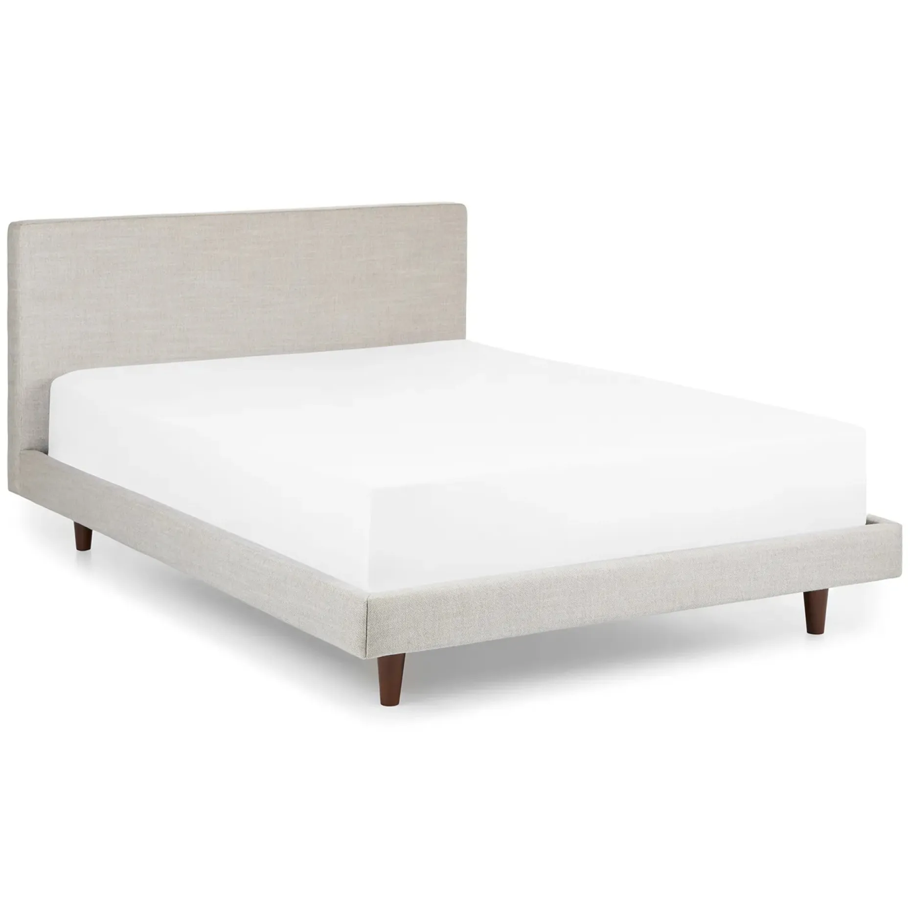 Tessu Full Low Profile Upholstered Bed - Clay Taupe