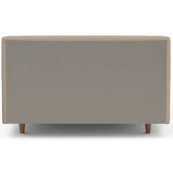 Tessu Full Low Profile Upholstered Bed - Sandstone Wool Bouclé